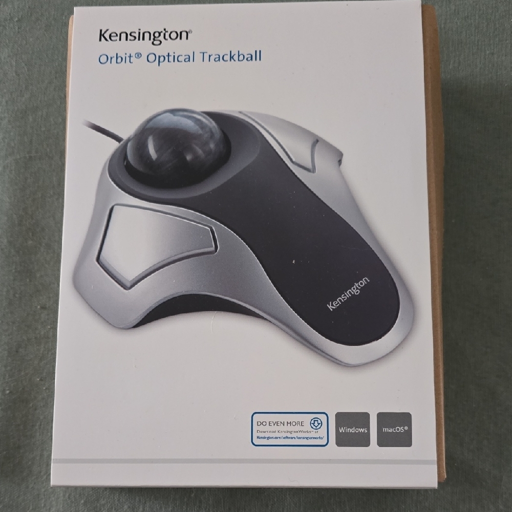 2X HOST PICK. Like New. Kensington Orbit Optical Trackball